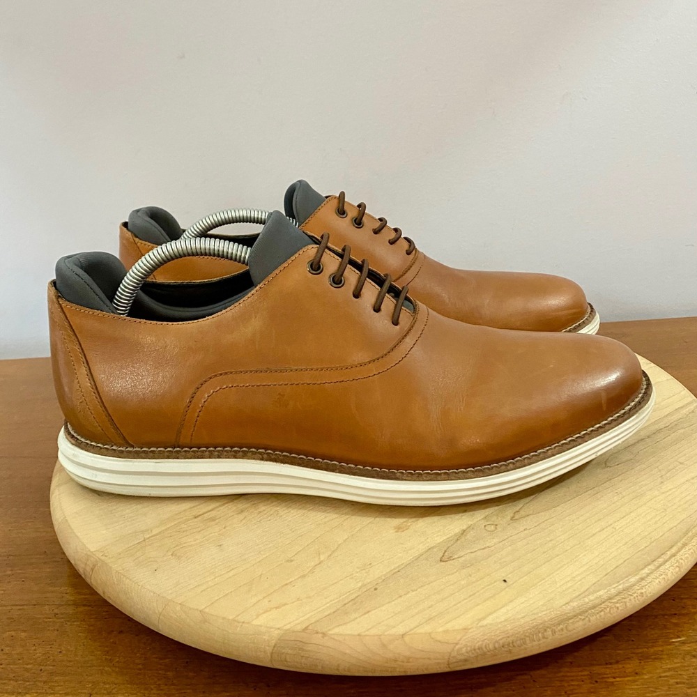 Martin Dingman CountryAire Saddle Leather Plain Toe Oxford Dress Sneaker Men 10M